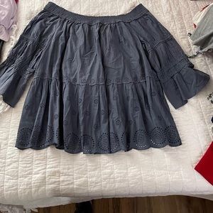 Lame Bryant off the shoulder blouse